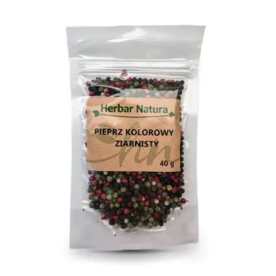 Pieprz kolorowy ziarnisty 40 g Herbar