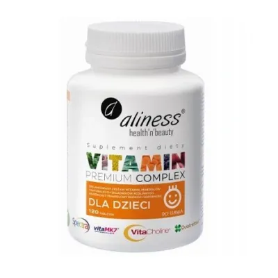 Vitamin Complex dla dzieci 120 tab do ssania Aliness