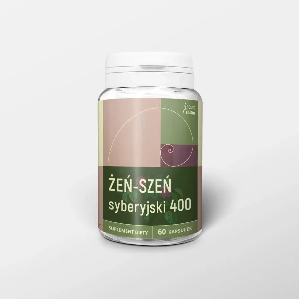 Żeń-szeń syberyjski 60 kaps. 400mg Nanga