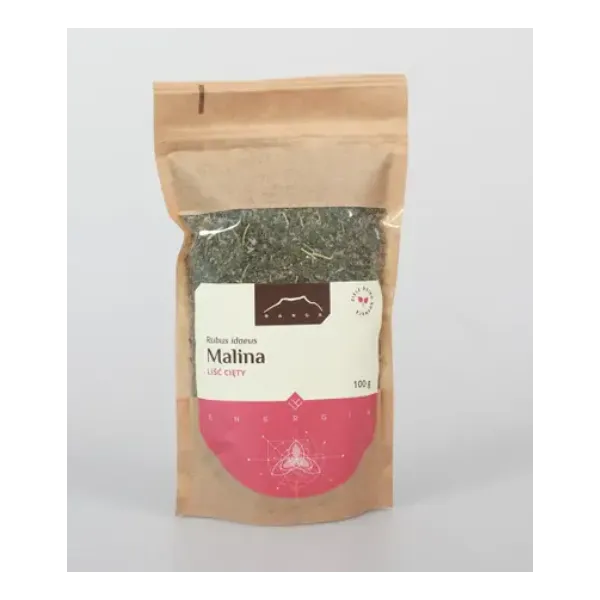Malina liść dziko rosnąca 100g Nanga