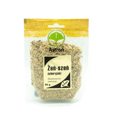 Żeń-szeń syberyjski korzeń cięty 50g Astron
