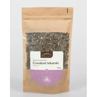 Żywokost lekarski liść cięty 100g Nanga