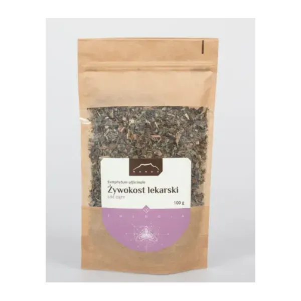 Żywokost lekarski liść cięty 100g Nanga