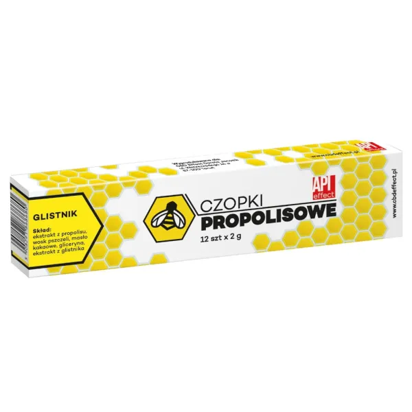 Czopki propolisowe glistnik 12 szt. x 2g  Api Efect