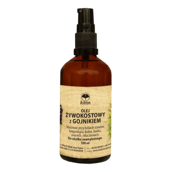 Olej żywokostowy z gojnikiem 100ml Astron