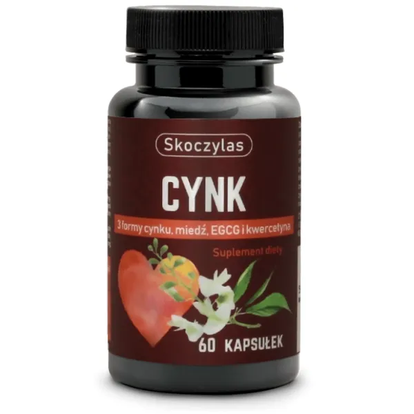 Cynk 3 formy, miedź, EGCG i kwercetyna Skoczylas