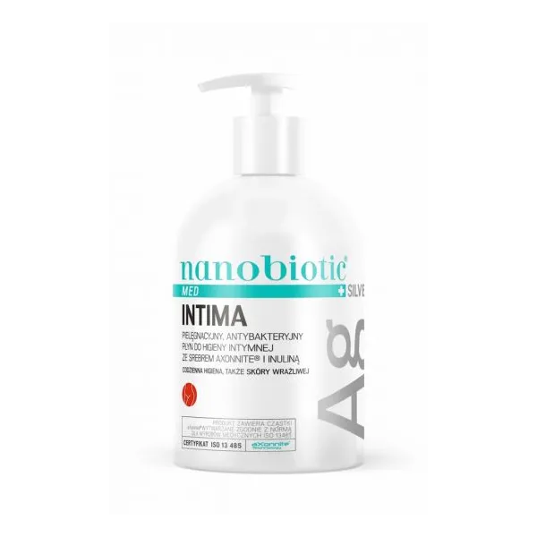 Intima płyd do higieny ze srebrem 500ml Nanobiotic