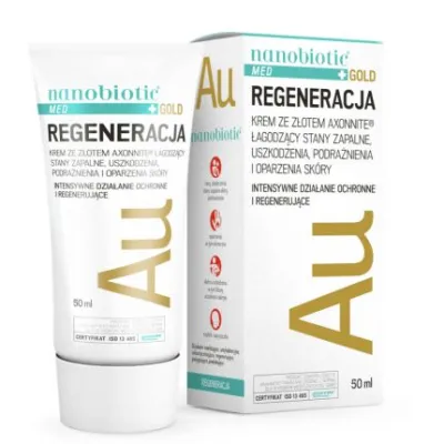 Regeneracja Krem ze złotem regeneracja 50ml Nanobiotic