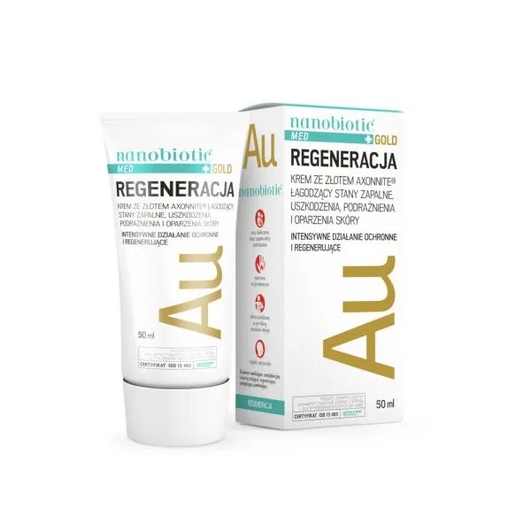 Regeneracja Krem ze złotem regeneracja 50ml Nanobiotic