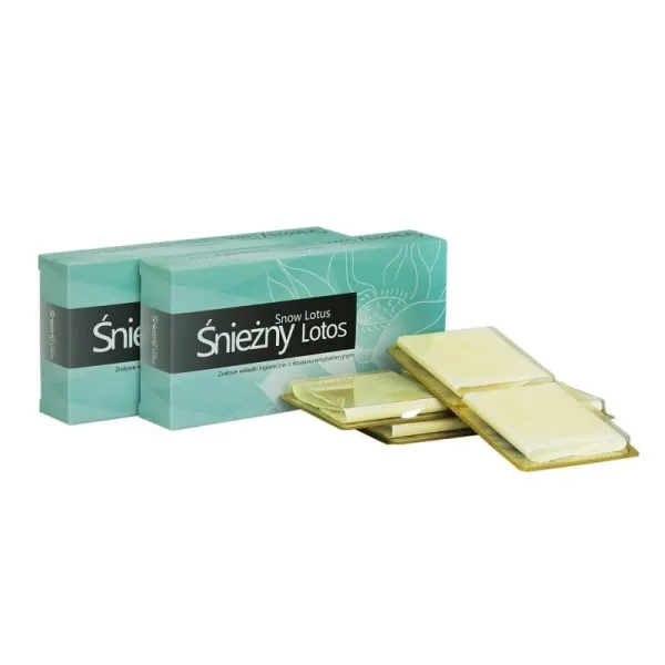 Śieżny Lotos - ziołowe wkładki higiniczke o działaniu antybakteryjnym 6 wkładek