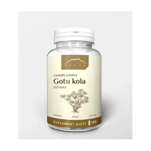Gotu kola 500mg 100kaps Nanga