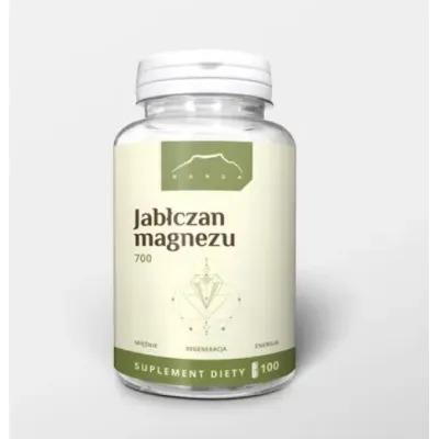 Jabłczan magnezu 100 kapsułek x 700mg Nanga