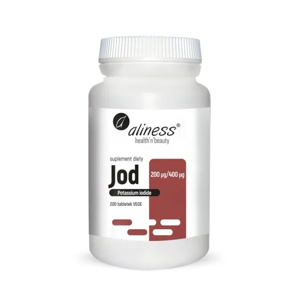 Jod (jodek potasu) 200tabs Aliness
