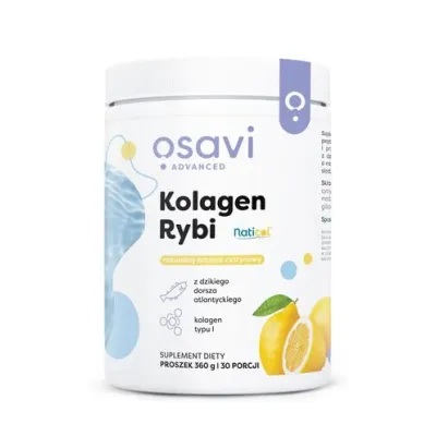 Kolagen Rybi z Dzikiego Dorsza, Cytryna 360 g Osavi