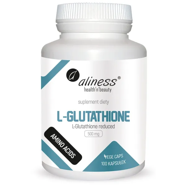 L-Glutathione reduced 500 mg x 100 Vege Caps Aliness