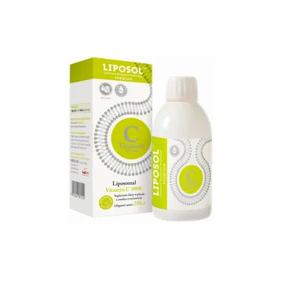 Liposol C 1000 Liposomalna Witamina C 1000 (Buforowana) 250 ml Smak Cytrynowy Aliness