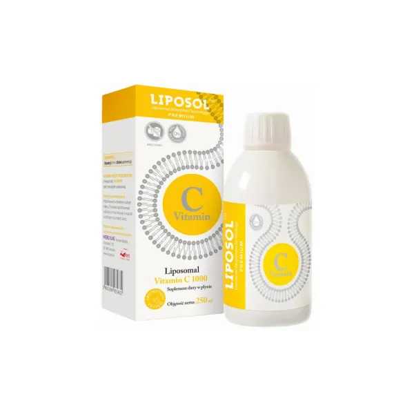 Liposol C 1000TM Liposomalna Witamina C 1000 (Buforowana) 250 ml bezsmakowa Aliness