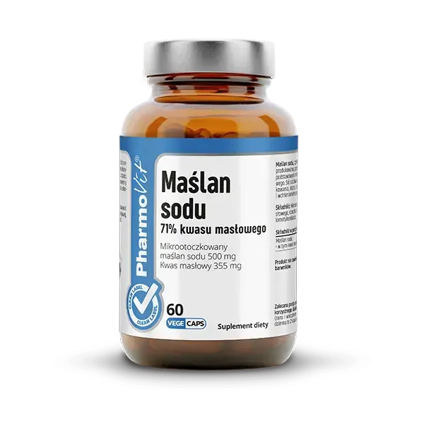 Maślan sodu 71% kwasu masłowego 60 kaps. Pharmovit