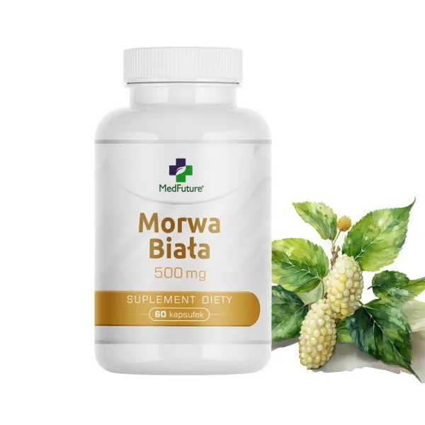Morwa biała 500mg 60 kaps. MedFuture