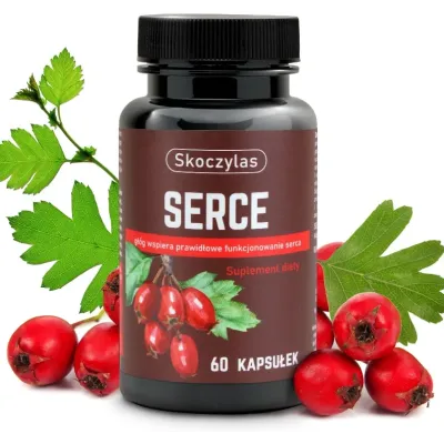 Serce głóg, serdecznik, L-lizyna 60 kaps. Skoczylas