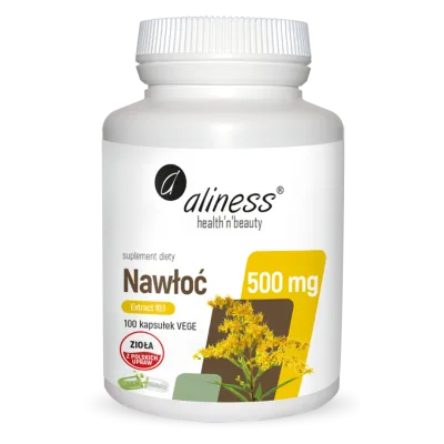 Nawłoć ekstrakt 10:1 500mg x 100caps Aliness