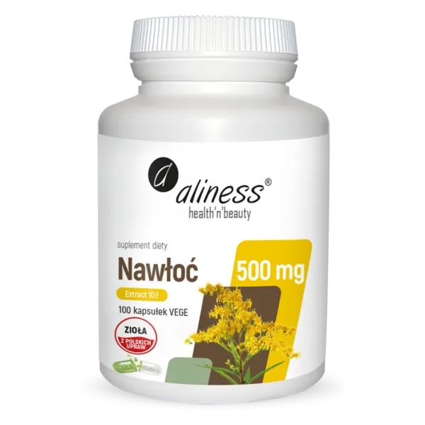 Nawłoć ekstrakt 10:1 500mg x 100caps Aliness