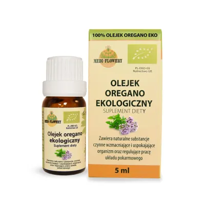 Olejek Oregano Ekologiczny 5ml od Medi-Flowery