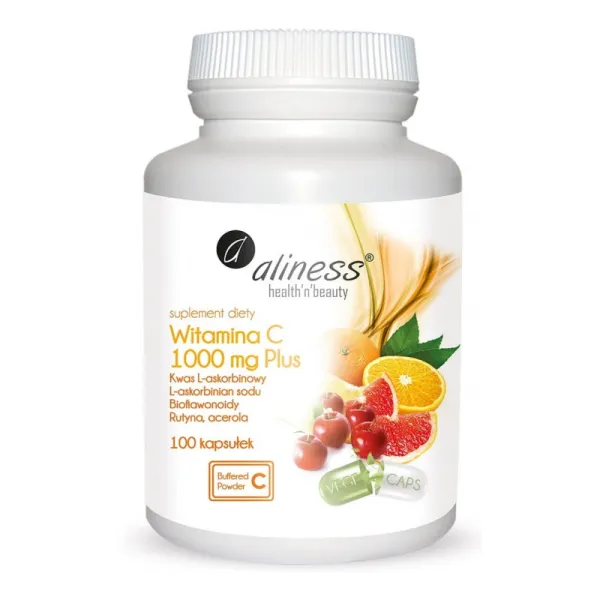 Witamina C 100 mg PLUS x 100 vege kaps. Aliness