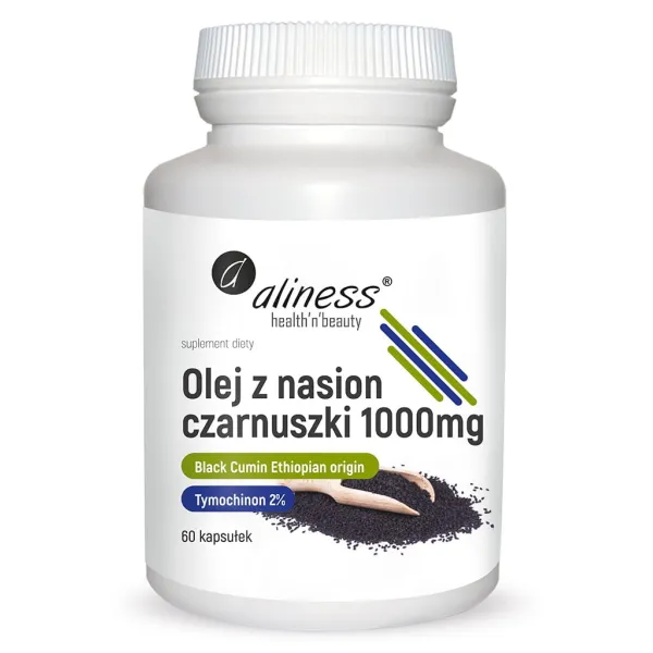 Olej z nasion czarnuszki 2% 1000 mg x 60 caps