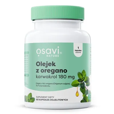 Olejek z oregano karwakrol 180mg 60 kaps. Osavi