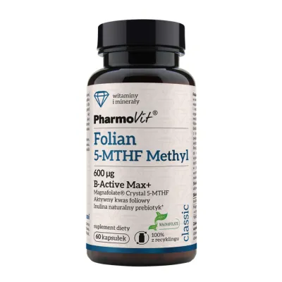 Folian 5-MTHF Methyl 600ug 60kaps Pharmovit