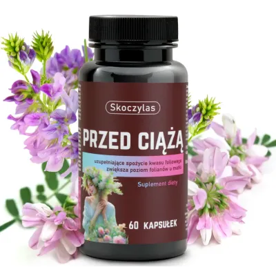 Przed ciążą kwas foliowy, witaminy i minerały 60kaps Skoczylas