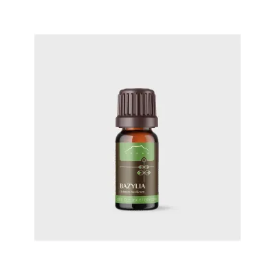 Olejek eteryczny bazyliowy 100% Nanga, 10ml - Aromatyczny i naturalny ekstrakt do aromaterapii i pielęgnacji.