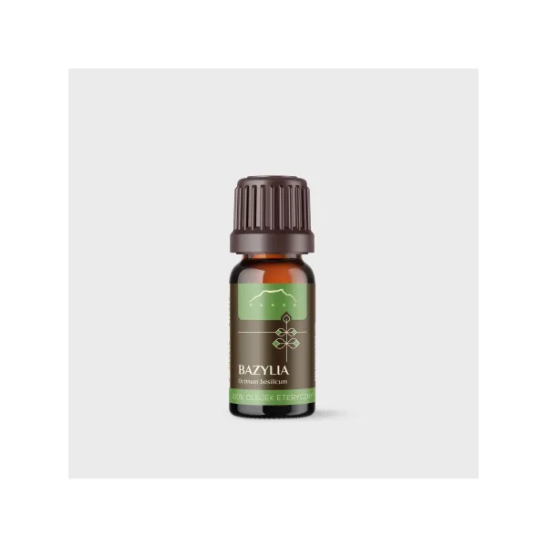 Olejek eteryczny bazyliowy 100% Nanga, 10ml - Aromatyczny i naturalny ekstrakt do aromaterapii i pielęgnacji.