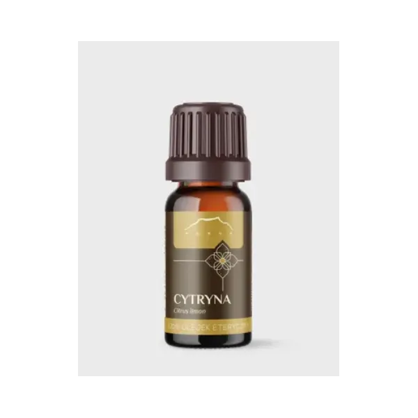 Olejek cytrynowy zimnotłoczony ze skórki 100% eteryczny 10ml Nanga