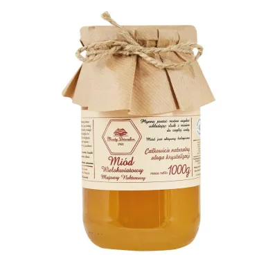 Miód wielokwiatowy 1kg Miody Dworskie