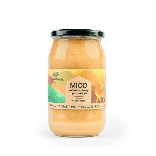 Miód z propolisem 1kg Miody Dworskie