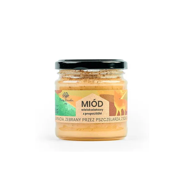 Miód z propolisem 250g Miody Dworskie