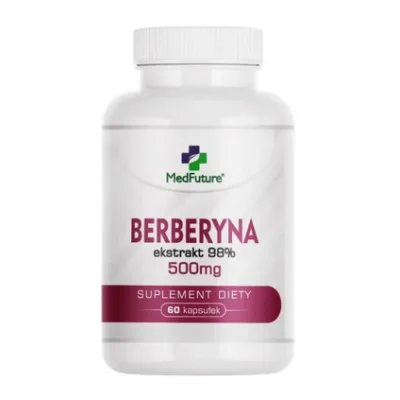 Berberyna ekstrakt 89% 500mg 60kaps MedFuture