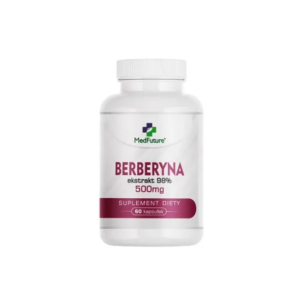 Berberyna ekstrakt 89% 500mg 60kaps MedFuture