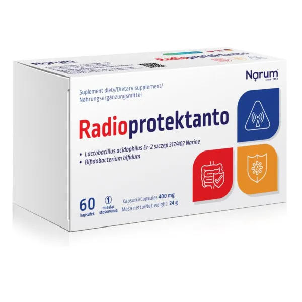 Radioprotektanto 400 mg  60 kaps. Narum