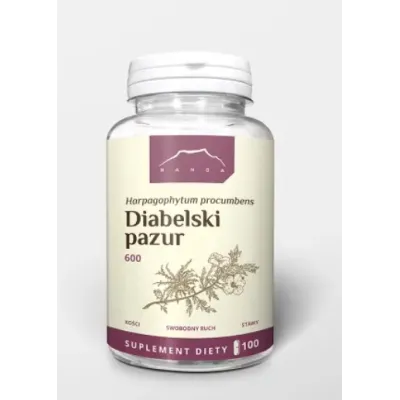 Diabelski pazur- czarci pazur 100kaps x 600mg Nanga