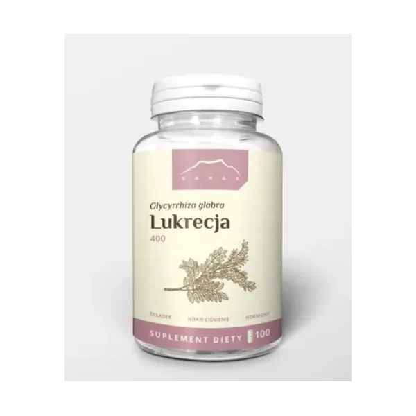 Lukrecja ekstrakt 100kaps x 400mg Nanga