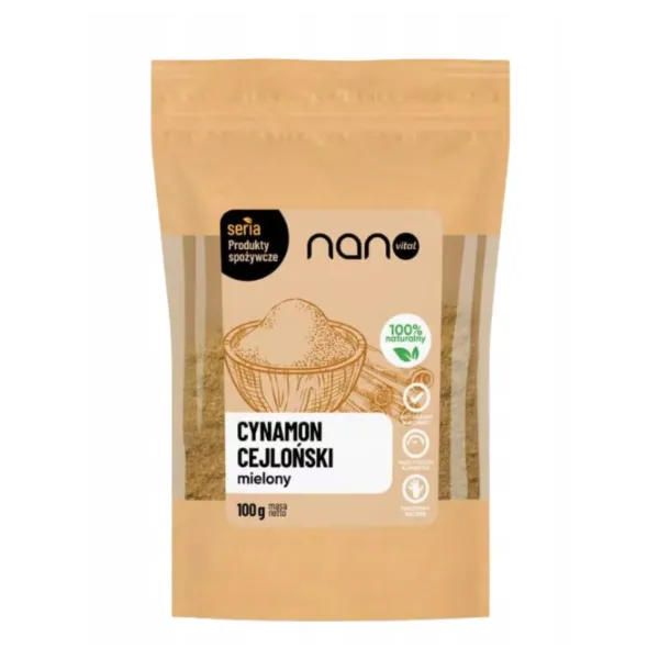 Cynamon Cejloński 100g Nanovital