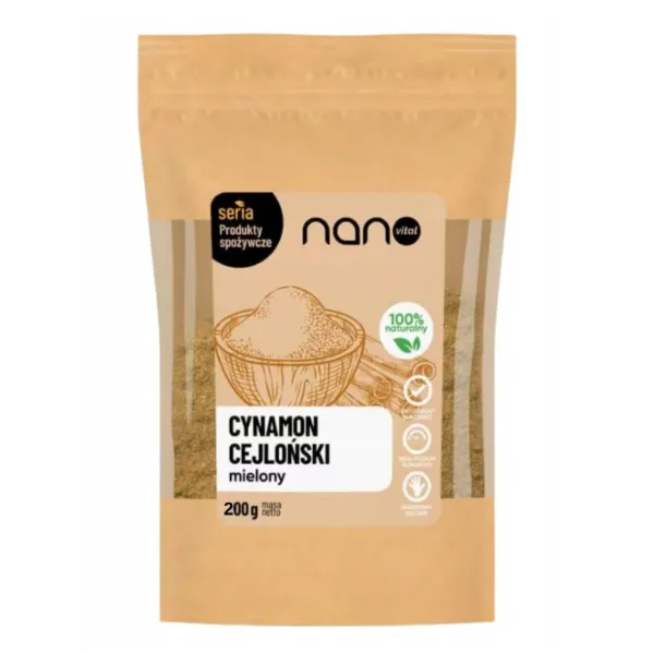 Cynamon Cejloński 200g Nanovital