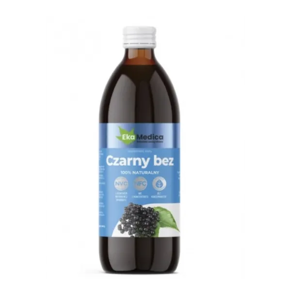 Czarny Bez NFC Sok 0,5l EkaMedica