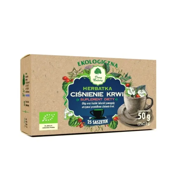 Herbatka Ciśnienie krwi eko 25x2g Dary Natury