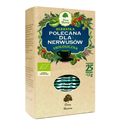 Herbatka dla nerwusów eko 25x1,5g Dary Natury
