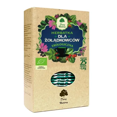 Herbatka dla żołądkowców eko 25x2g Dary Natury