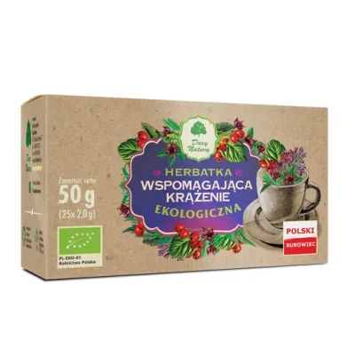 Herbatka krążenie eko 25x2g Dary Natury